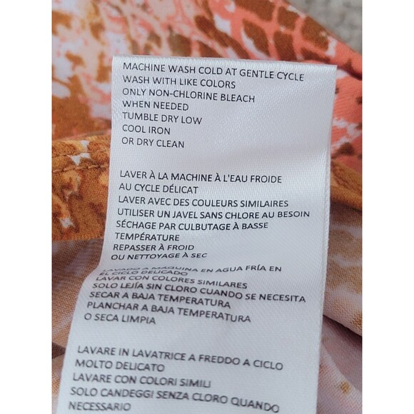 NEW C Wonder By Christian Siriano Python Midi Dress Size Large Hi Low Hem - Picture 8 of 10